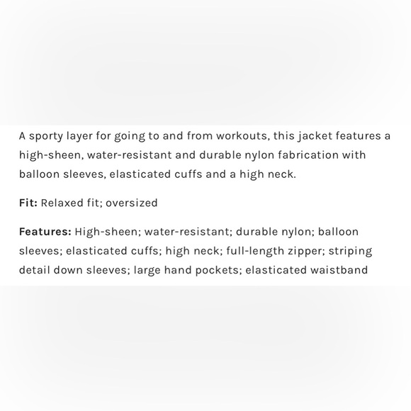 NWT FP Movement SZ M black/white dual direction, zip front jacket w/pockets. - Picture 12 of 14